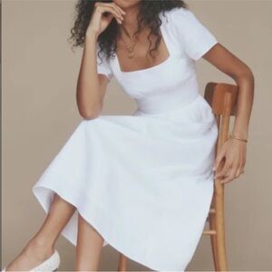 Reformation Pacome linen dress